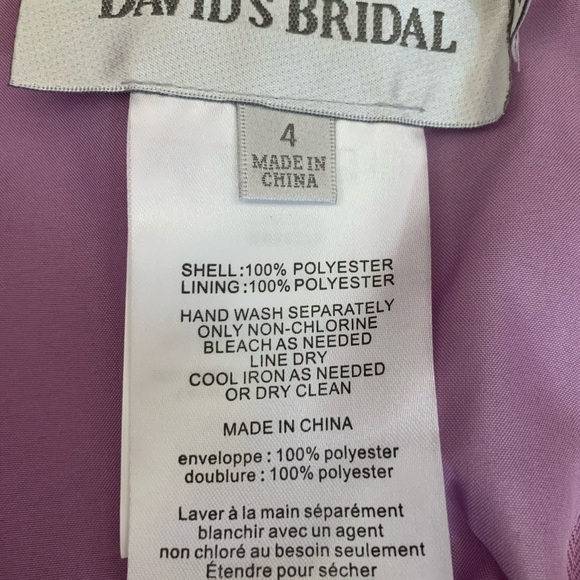 David’s Bridal Strapless Long Formal Dress Size 4 - Picture 8 of 8